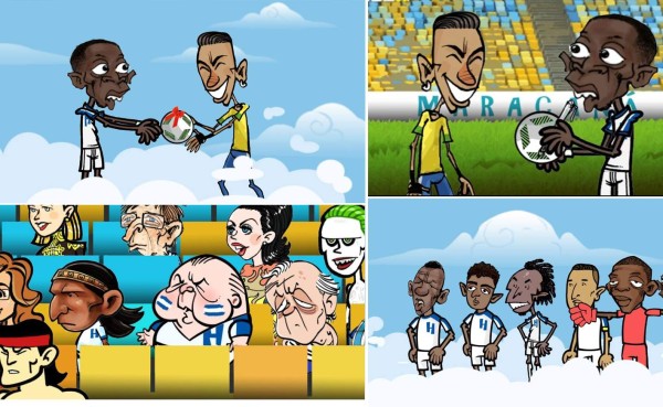 DIEZ CÓMICS: El regalito de Palacios a Neymar y la paliza de Honduras Brasil
