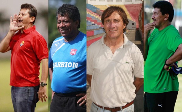 Los 10 técnicos de los clubes de la Liga Nacional