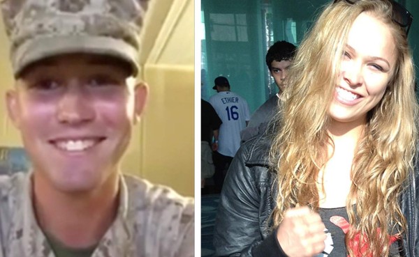 La propuesta de un marino estadounidense a Ronda Rousey