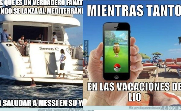 Las vacaciones de Messi y el mercado de fichajes, protagonistas de los memes del día
