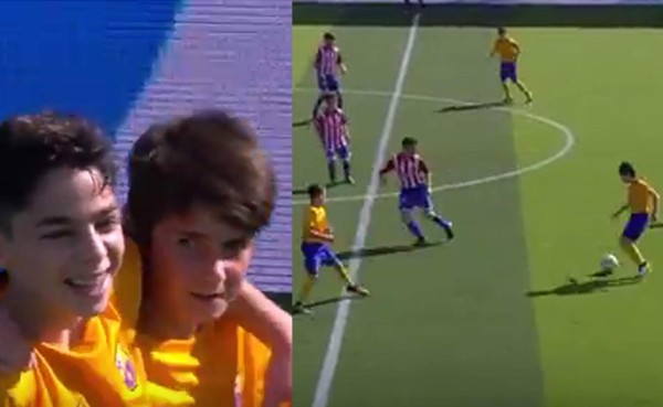 ¡Qué crack! El golazo de un niño del Barcelona en la Liga Promises
