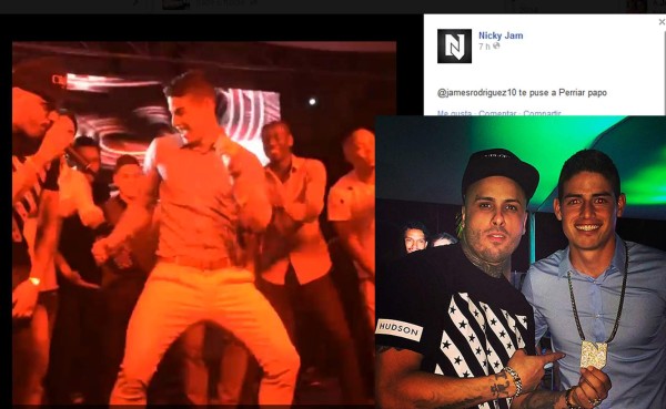 VIDEO: James Rodríguez bailando reguetón en despedida de Mondragón