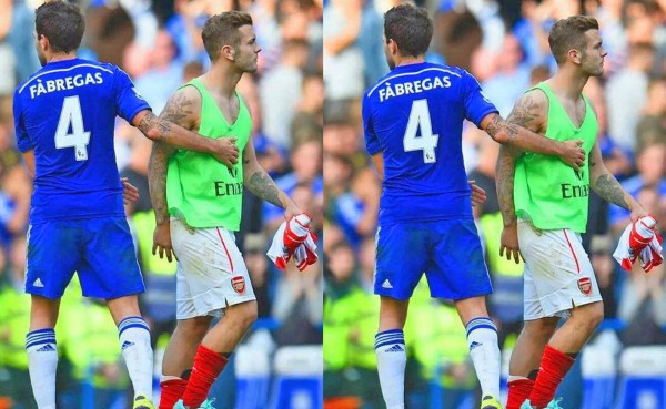 VIDEO: Wilshere se negó a cambiar su camiseta con Fabregas
