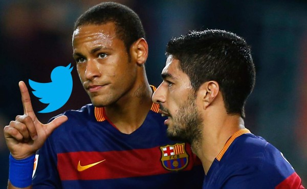 Neymar sigue por delante de Suárez en Twitter horas antes del Brasil-Uruguay&nbsp;&nbsp;