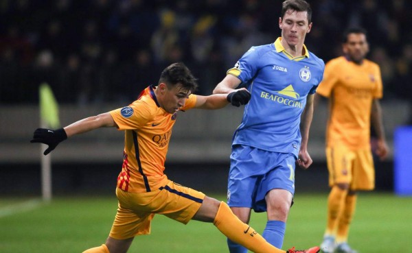 Rakitic le dio un triunfo valioso al Barcelona sobre Bate Borisov