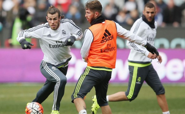 Sergio Ramos y Bale se reintegran a tres días del derbi con Atlético