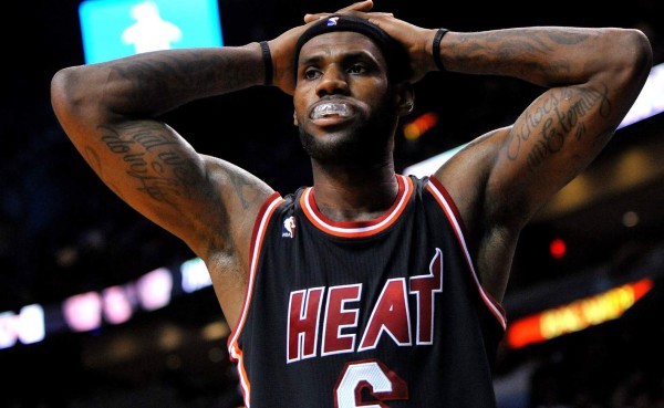 LeBron James a reunión con el presidente de los Miami Heat