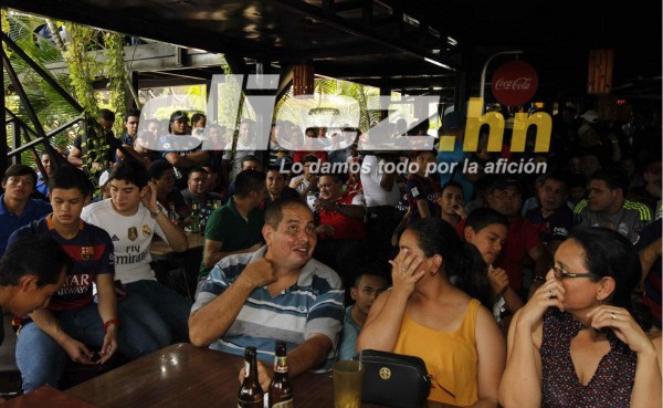 Honduras vivió a lo grande el clásico Barcelona vs Real Madrid
