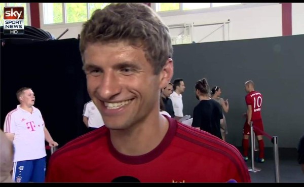 VIDEO: Thomas Müller y su divertida respuesta sobre Arturo Vidal