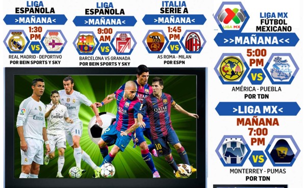 AGENDA: Barcelona y Real Madrid juegan con un ojo en el Balón de Oro