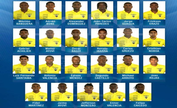 Segundo Castillo, en lista de los 23 de Ecuador para el Mundial