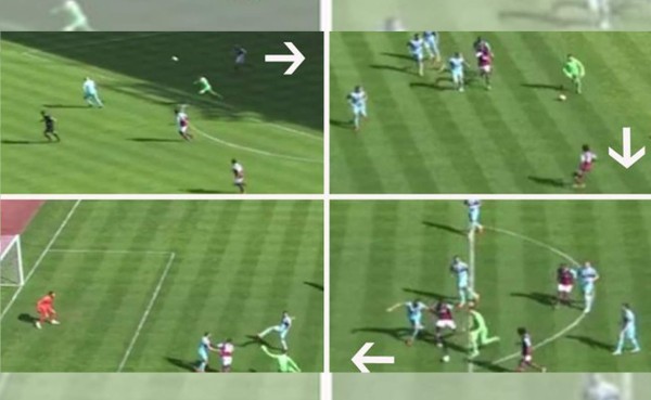 VIDEO: Arquero español del West Ham anota un gol maradoniano