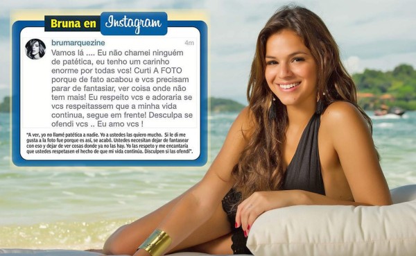Bruna Marquezine no soporta que le hablen de Neymar