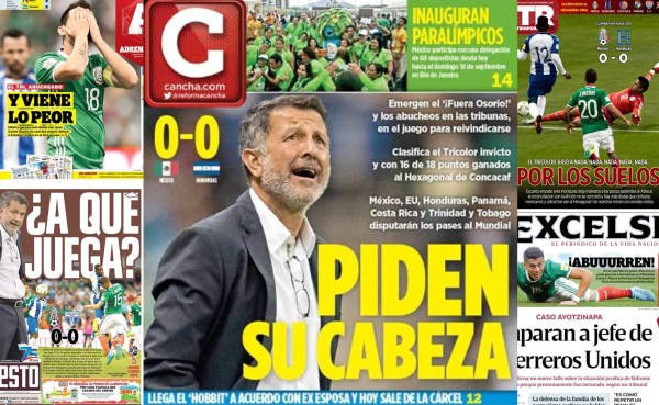 Titulares de portadas en México: '¿Por los suelos, a qué juega?'