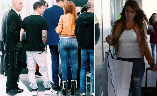 Antonella Roccuzzo, mujer de Messi, se roba miradas camino a la gala del Balón de Oro