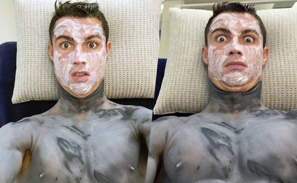 Cristiano Ronaldo muestra sus momentos en el salón de belleza