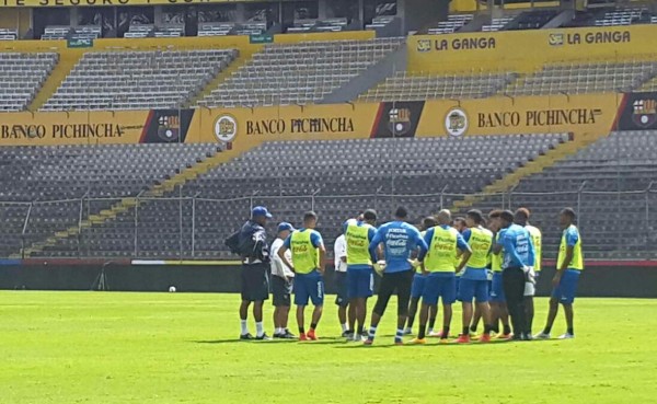 Selección de Honduras está lista para enfrentar a Ecuador