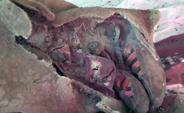 VIDEO: El increíble hallazgo de la momia que utilizaba tenis Adidas