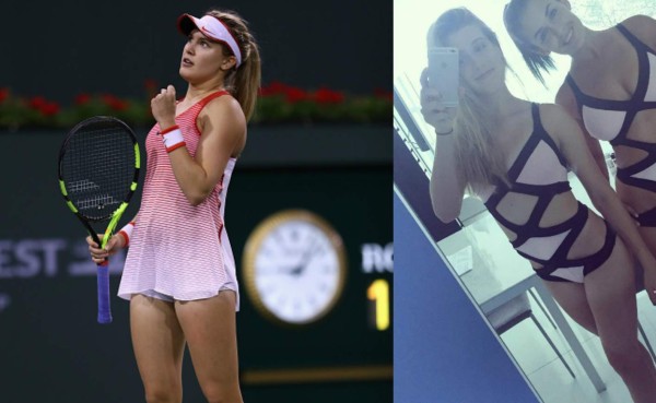 Eugenie Bouchard, la canadiense que sube la temperatura en los partidos de tenis