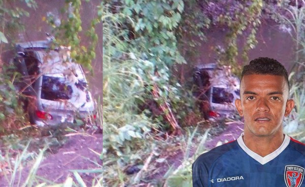 Futbolista hondureño, Osman Melgares, sufre accidente automovilístico