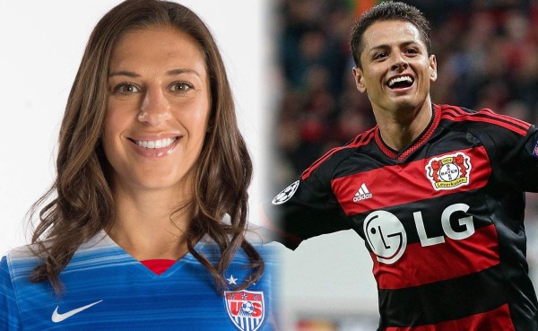 Chicharito Hernández y Carli Lloyd, los mejores de Concacaf en 2015