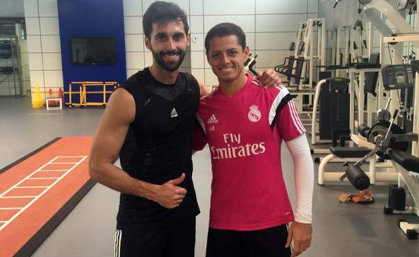Chicharito Hernández desmiente mala relación con Arbeloa