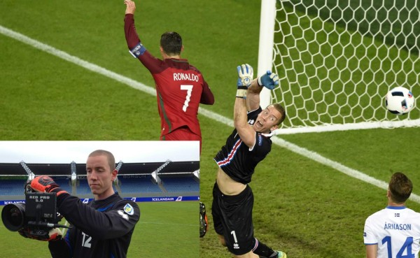 Un director de cine protege la portería de Islandia en la Eurocopa