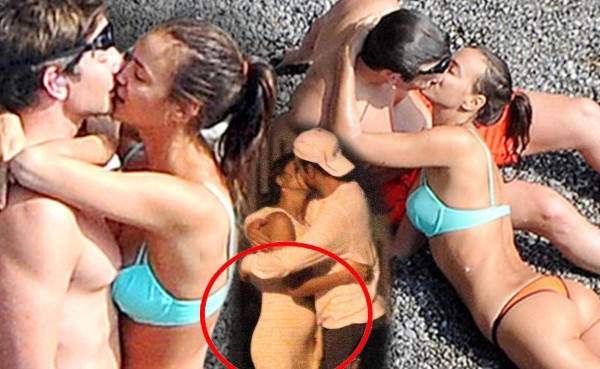 Entre rumores de embarazo, playas y besos, así es la vida de Irina Shayk lejos de Cristiano