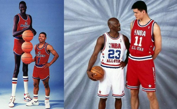 Los basquetbolistas más altos en la historia de la NBA