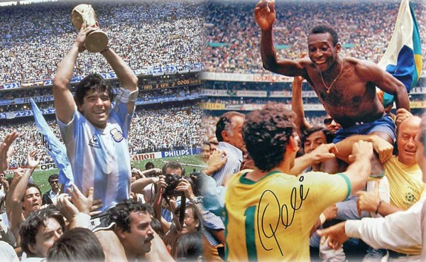 Momentos que marcaron los mundiales de Pelé y Maradona