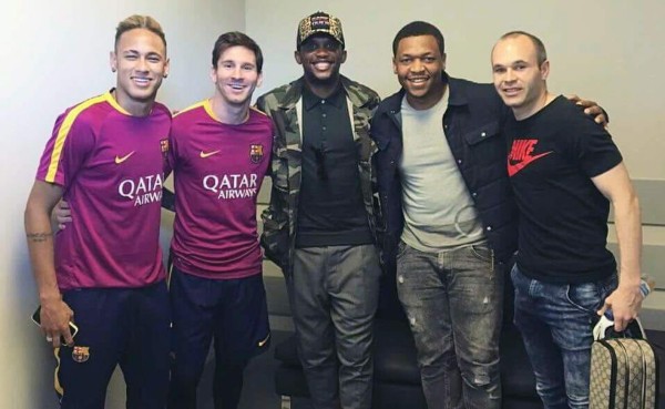 Eto'o al Barcelona: ''Ganarán la Liga y vendré a celebrarlo''