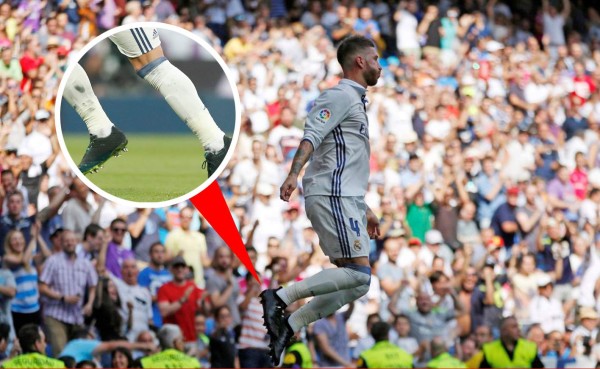 ¿Por qué Sergio Ramos sigue jugando con botas negras?&nbsp;&nbsp;