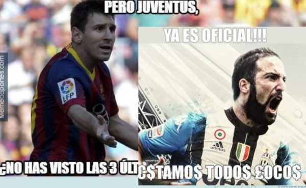 Los mejores memes del día con Gonzalo Higuaín como el gran protagonista