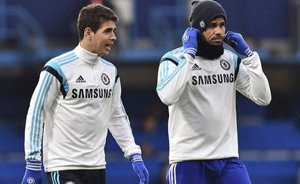 Oscar niega una pelea con Diego Costa y afirma que son 'mejores amigos'