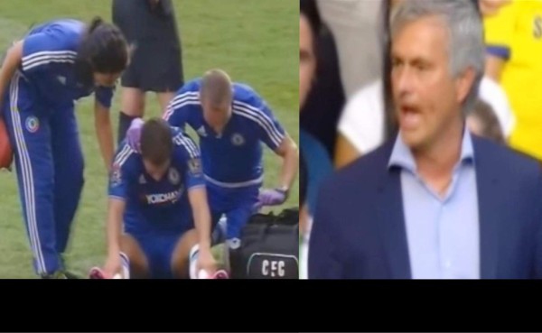 VIDEO: Mourinho explota contra Eden Hazard en los minutos finales