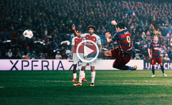 VIDEO: Así fue el espectacular Golazo de Luis Suárez contra el Arsenal