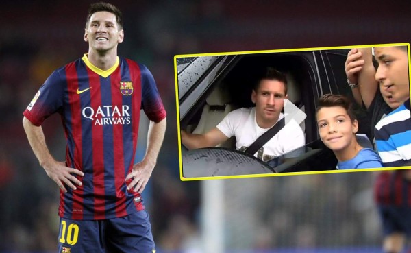 VIDEO: La gran emoción de un niño catalán al ver a Messi
