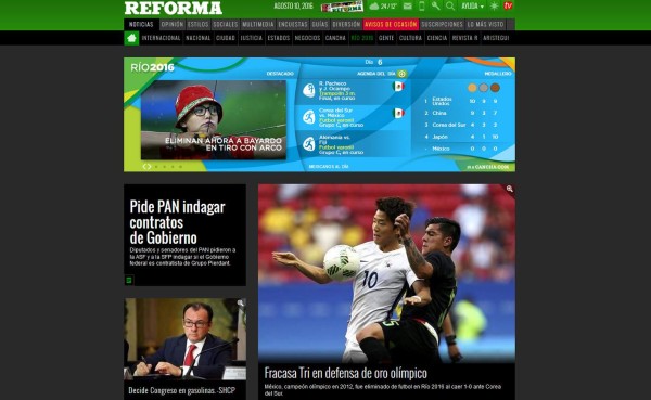 La prensa mexicana destroza a la selección olímpica por fracaso en Rio-2016