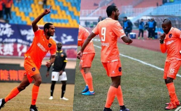 Eddie Hernández se estrena en China anotando con el Qingdao Jonoon