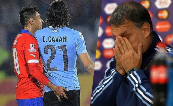 Martino califica de 'lamentable' actitud de Jara contra Cavani