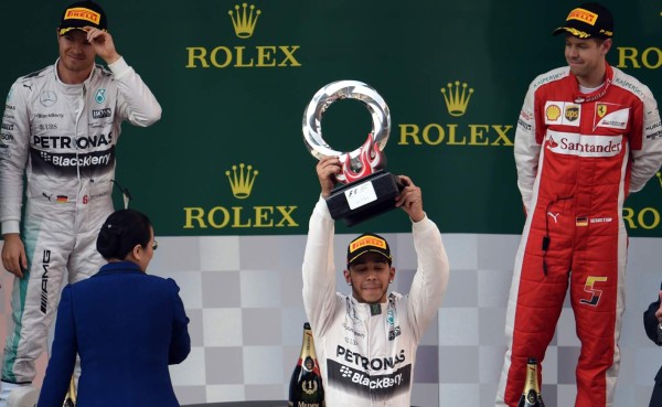 Lewis Hamilton ganó el Gran Premio de China