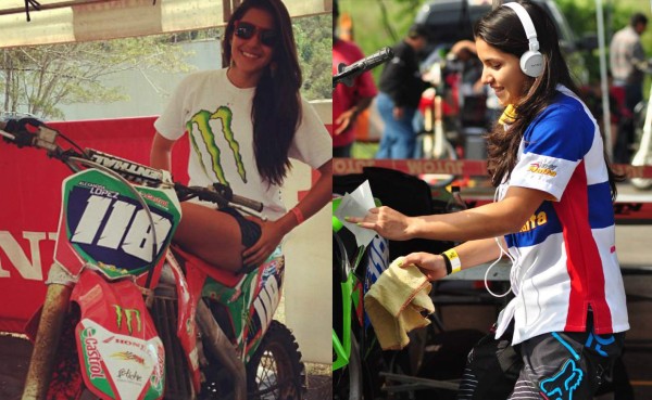 Alexandra López, la bella y talentosa hondureña del motocross