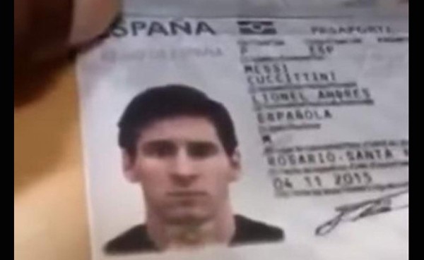 Policía árabe podría ir a prisión por grabar pasaporte de Leo Messi