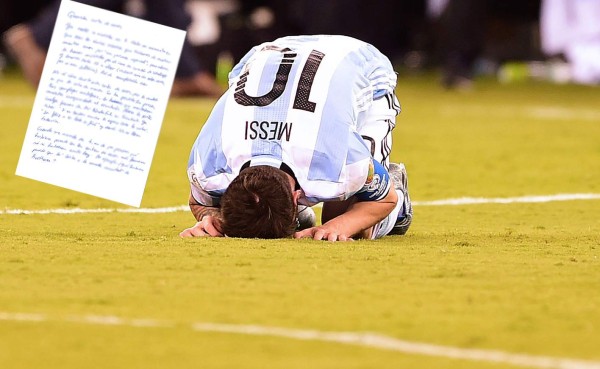 Maestra de Argentina escribe emotiva carta a Leo Messi&nbsp;&nbsp;