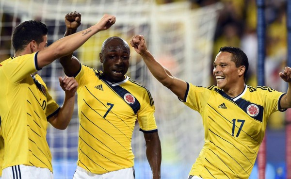 Colombia golea a El Salvador en amistoso en Estados Unidos