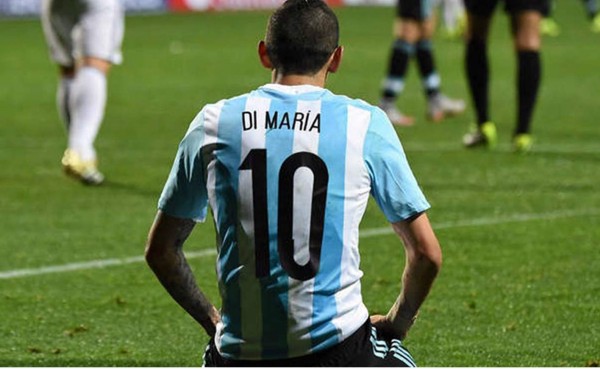 Ángel Di María usará la '10' de Lionel Messi ante Brasil