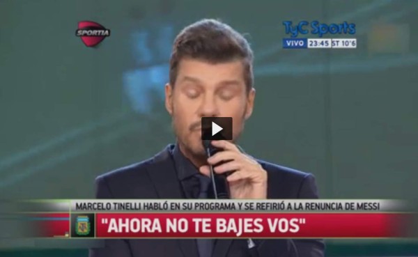 Las palabras conmovedoras de Marcelo Tinelli para Messi