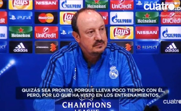 VIDEO: La incómoda pregunta a Rafa Benítez sobre Cristiano Ronaldo