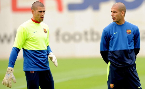 Según The Guardian, Víctor Valdés llegaría al City de Pep Guardiola