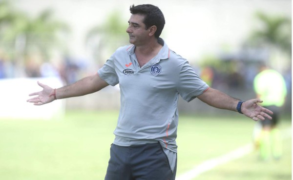 Diego Vázquez, feliz de cómo jugó Motagua: 'El equipo es altamente ordenado'